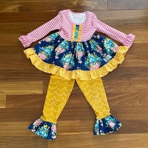 Eleanor Rose Tunic and Leggings Set Size 4